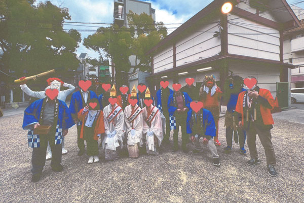 服部天神宮内 豊中えびす講 広田様